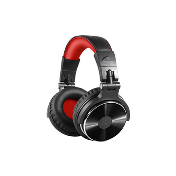 OneOdio Pro 10 Studio & DJ Wired Headphones - (Black & Red)
